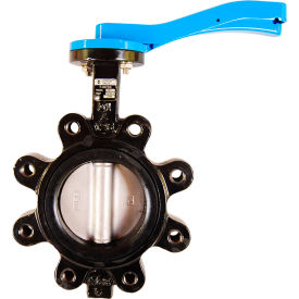 Legend Valve® T-365SS Butterfly Valve with EPDM Seals & 10 Position Handle 4"" Lug