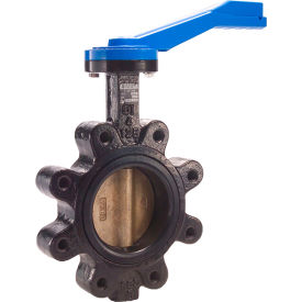 Legend Valve® T-367AB Butterfly Valve with BUNA Seals & 10 Position Handle 4"" Lug