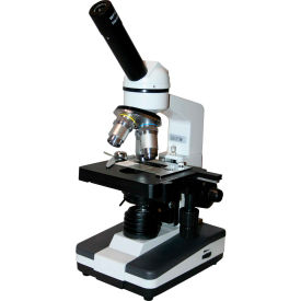 LW Scientific EDM-MM3A-DAL3 Student PRO LED Microscope W/Mechanical Stage, 3 Objective, 4x - 100x