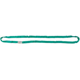 Liftex Coporation ENR2X10D Liftex® RoundUp™ 1"W 10L Endless Poly Roundsling, Green image.
