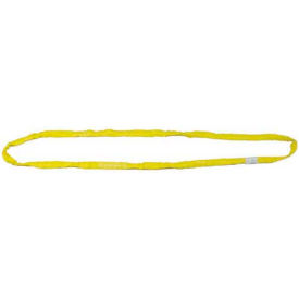 Liftex Coporation ENR3X10D Liftex® RoundUp™ 1-1/4"W 10L Endless Poly Roundsling, Yellow image.