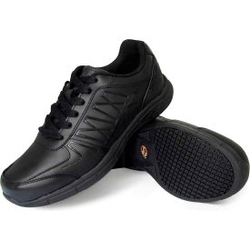 Genuine Grip Men's Athletic Sneakers, Size 7.5W, Black
