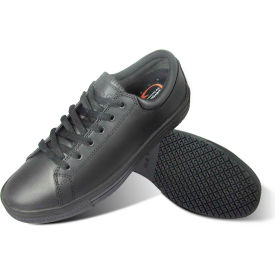 Genuine Grip Men's Retro Lace-up Sneakers, Size 11M, Black