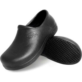Genuine Grip Women's Injection Clogs, Size 10W, Black Genuine Grip Women's Injection Clogs, Size 10W, Black