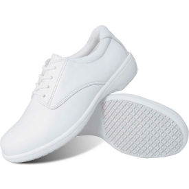 Genuine Grip Women’s Casual Oxford Shoes, Size 7W, White