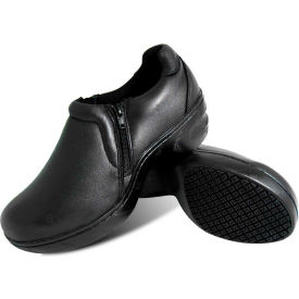 Genuine Grip Women's Slip-on Zipper Shoes, Size 9M, Black Genuine Grip Women's Slip-on Zipper Shoes, Size 9M, Black