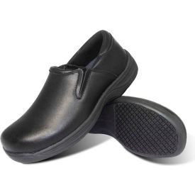 Genuine Grip Women's Slip-on Shoes, Size 5W, Black