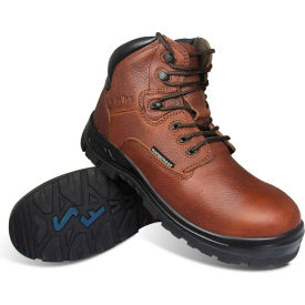 Genuine Grip S Fellas Men's Poseidon Comp Toe Waterproof Boots Size 13W, Brown
