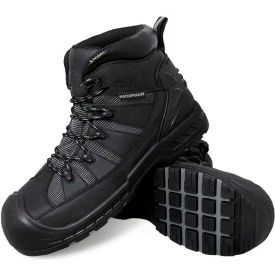 Genuine Grip S Fellas Men's Trekker Comp. Toe Puncture Resistant Boots, Sz 9.5M, Black