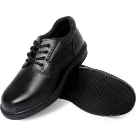Genuine Grip Men's Comfort Oxford Shoes, Size 12W, Black