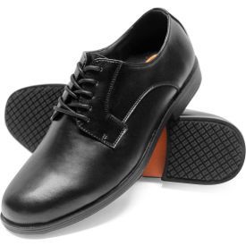 Genuine Grip Men's Dress Oxford Shoes, Size 11.5W, Black