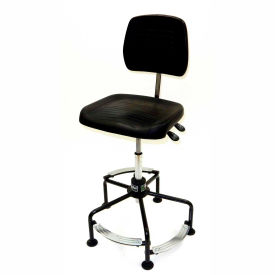 Lds Industries Llc 1010317 ShopSol Deluxe Industrial Chair with 3-level Steel Footrest and Extra Large Seat image.
