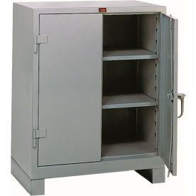 Lyon® Counter Height Storage Cabinet 36"W x 21"D x 46"H All-Welded Dove Gray 