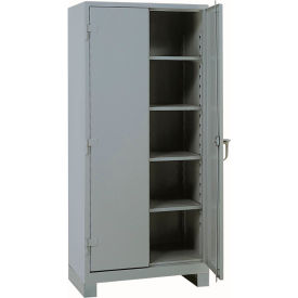 Lyon® All-Welded Steel Industrial Storage Cabinet 14 Gauge 4 Adj. Shelves 36"W x 24"D x 82"H 