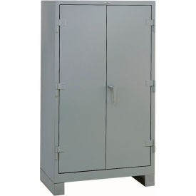 Lyon® All-Welded Steel Industrial Storage Cabinet 14 Gauge 3 Adj. Shelves 48"W x 24"D x 64"H 