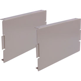 End Base, 12"W x 6"H, Dove Gray, Pack of 2 view 2