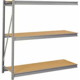 Lyon® 3 Level Heavy Duty Bulk Storage Rack Particle Board Deck Add On 96"W x 48"D x 72"H 
