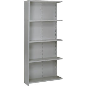 Lyon® 8000 Heavy Duty Closed Shelving Unit 5 Shelves Add-On 36"W x 24"D x 84"H 
