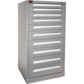 Lyon® Eye-Level Modular Drawer Cabinet 30"W x 28-1/4"D x 59-1/4"H 180 Compartments Dove Gray 
