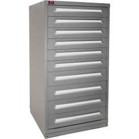Lyon® Eye-Level Modular Drawer Cabinet 30"W x 28-1/4"D x 59-1/4"H 168 Compartments Dove Gray 