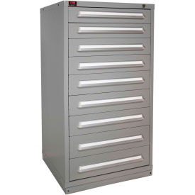 Lyon® Eye-Level Modular Drawer Cabinet 30"W x 28-1/4"D x 59-1/4"H 9 Drawer Dove Gray 