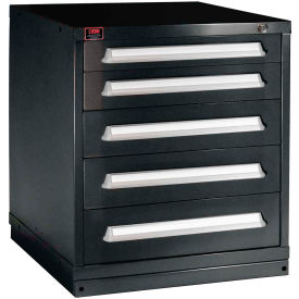 Lyon® Standard Wide Bench Modular Drawer Cabinet 30"W x 28-1/4"D x 33-1/4"H Vulcan Black 