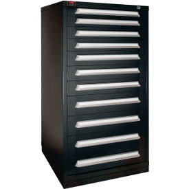 Lyon® Eye-Level Modular Drawer Cabinet 30"W x 28-1/4"D x 59-1/4"H 11 Drawer Vulcan Black 