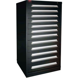 Lyon® Eye-Level Modular Drawer Cabinet 30"W x 28-1/4"D x 59-1/4"H 12 Drawer Vulcan Black 