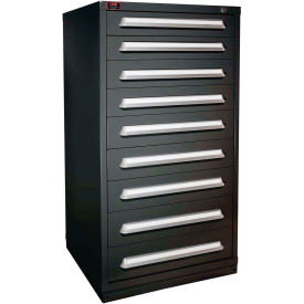 Lyon® Eye-Level Modular Drawer Cabinet 30"W x 28-1/4"D x 59-1/4"H 9 Drawer Vulcan Black 