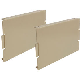 End Base, 15"W x 6"H, Putty, Pack of 2 view 2