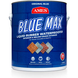 AMES RESEARCH LABORATORIES INC-114249 BMX1RG AMES BLUE MAX Liquid Rubber Waterproofer - Regular Grade 1 Gallon Pail image.