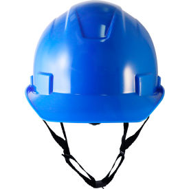 General Electric GH327 Non-Vented Cap Style Hard Hat 4-Point Adjustable Ratchet Suspension Blue