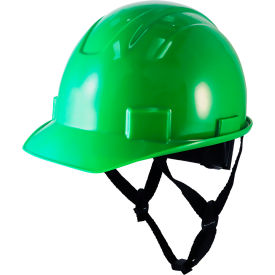 General Electric GH327 Non-Vented Cap Style Hard Hat 4-Point Adjustable Ratchet Suspension Green