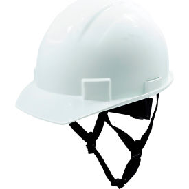 General Electric GH327 Non-Vented Cap Style Hard Hat 4-Point Adjustable Ratchet Suspension White