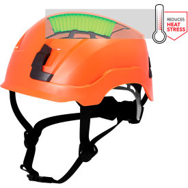 General Electric GH400 Vented Safety Helmet 4-Point Adjustable Ratchet Suspension Orange