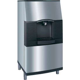 Manitowoc Ice SPA162 Manitowoc SPA162 Ice Vending Ice Dispenser, Push button, Floor model, Stainless steel exterior image.
