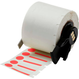 Brady M61-98-494-RD B-494 Color Polyester Labels 0.375 Brady M61-98-494-RD B-494 Color Polyester Labels 0.375