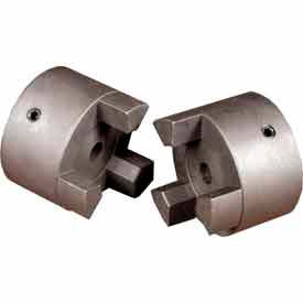 Master Drive Inc L225-1-1-4 Cast Iron Jaw Coupling Hub, Style L225, 1 1/4" Bore Diameter, 1/4 x 1/8 Keyway image.