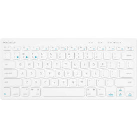 Securityman BTMINIKEY Macally Quick Switch Ultra Slim Bluetooth Keyboard for Three Devices image.