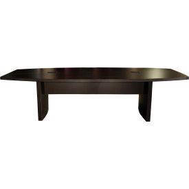 Safco Products ACTB10LDC Safco® 10 Boat-Shaped Conference Table Mocha - Aberdeen Series image.