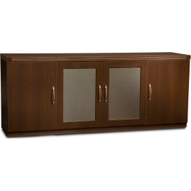 Safco Products ALCLDC Safco® Aberdeen Series Low Wall Credenza Mocha image.