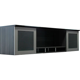 Safco Products MNH63LGS Safco® Medina 63"W Hutch 63"W x 15"D x 50-1/2"H Gray Steel image.