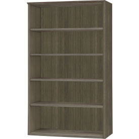 Safco Products MVB5LGS Safco® Medina Series 5 Shelf Bookcase Gray Steel image.
