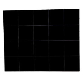 Magna Visual Inc FI-227 3/4" Black Magnetic Squares 20/Pk image.