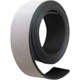 Magna Visual Inc P-240-4 Magna Visual® Magnetic Adhesive Tape Roll, 48"W x 1"H, Black image.