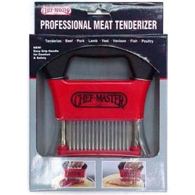 Chef Master 90009 Mr. Bar-B-Q 90009 - Meat Tenderizer, Red image.
