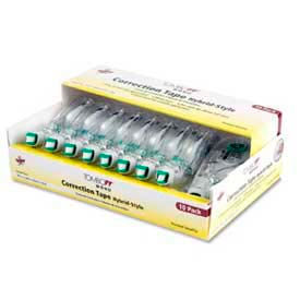 Tombow Mono Hybrid Style Correction Tape, Non-Refillable, 1/6 in x 394 in, 10/Pack Tombow Mono Hybrid Style Correction Tape, Non-Refillable, 1/6 in x 394 in, 10/Pack
