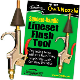 Qwikproducts QT1106 Qwik Products System Flush® QwikNozzle™ Trigger Style Lineset Flush Tool QT1106 image.