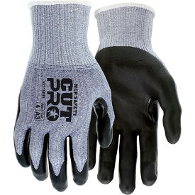MCR Safety 92715NFL MCR Safety Cut Pro Gloves, Nitrile Palm/Fingers, Cut A3, Abrasion 4, Puncture 4, 1 Pair image.