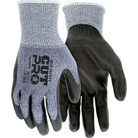 MCR Safety 92745PUL MCR Safety Cut Pro Gloves, PU Coated Palm/Fingers, Cut A4, Abrasion 4, Puncture 3, 1 Pair image.